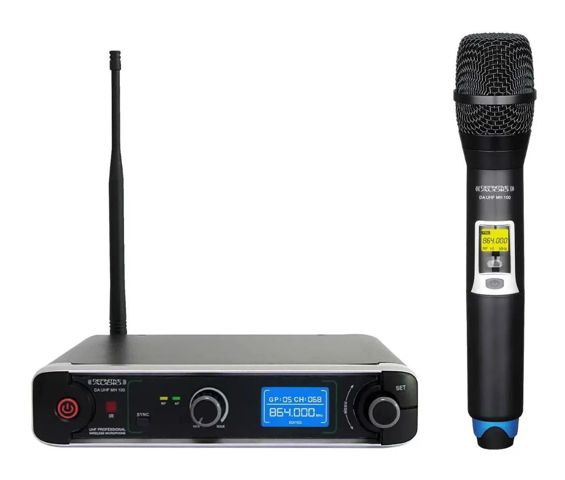 Sistem radio Definitive Audio UHF MH100 (Black)