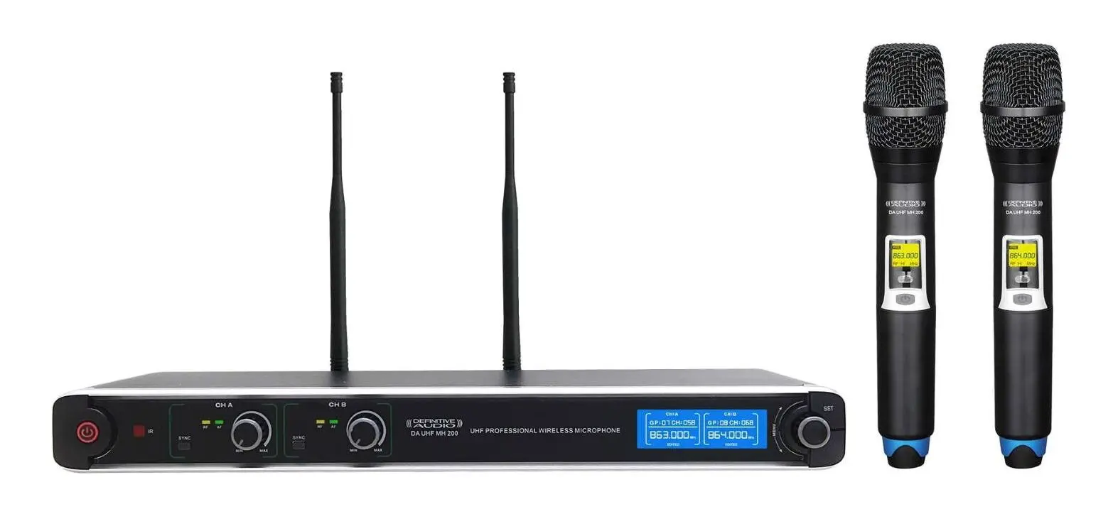 Sistem radio Definitive Audio UHF MH200 (Black)