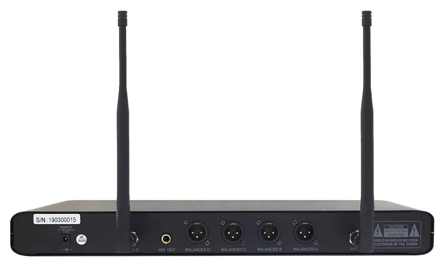 Sistem radio Definitive Audio UHF MH400 (Black)