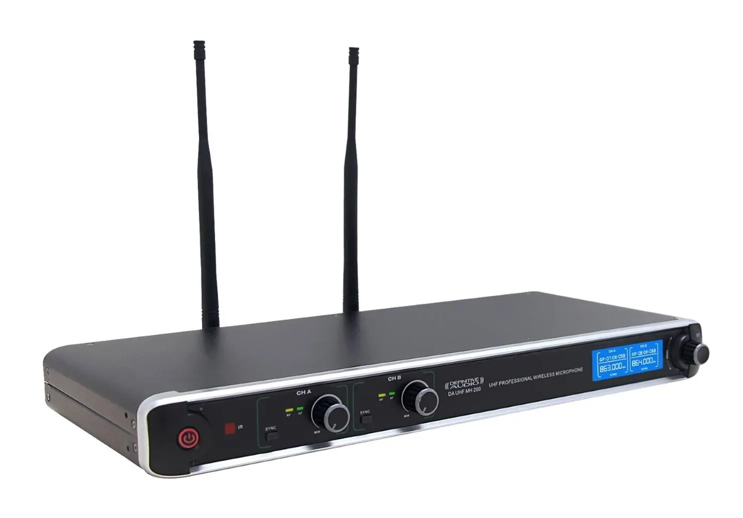 Sistem radio Definitive Audio UHF PT200 (Black)