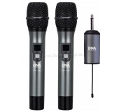 Sistem de microfon fara fir DNA Professional FU Dual Vocal (Black/Grey)