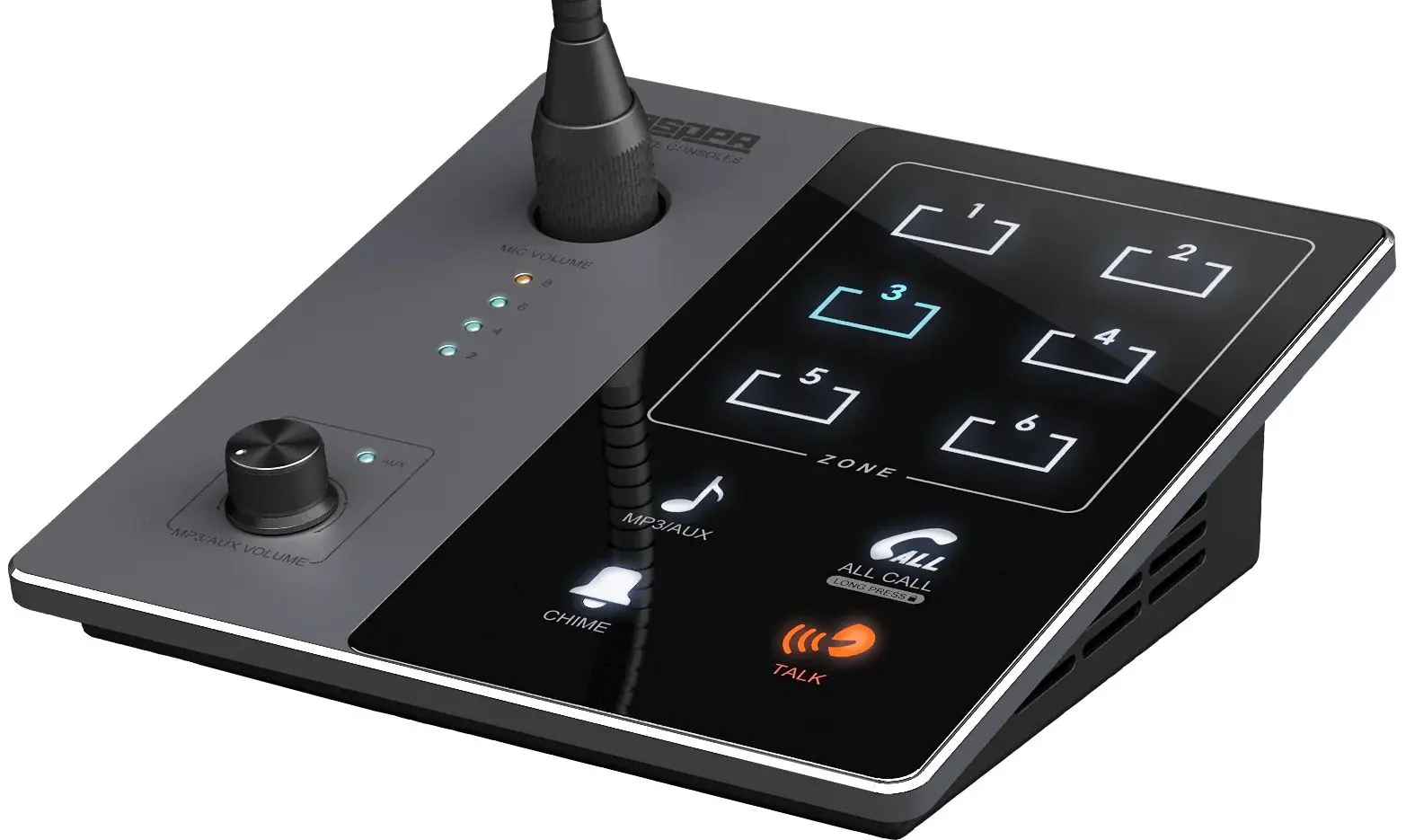 Пейджинговый микрофон DSPPA DMA20 (Black)