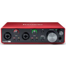 Set de inregistrare audio Focusrite Scarlett 2i2 Studio (Red/Black) Thumb