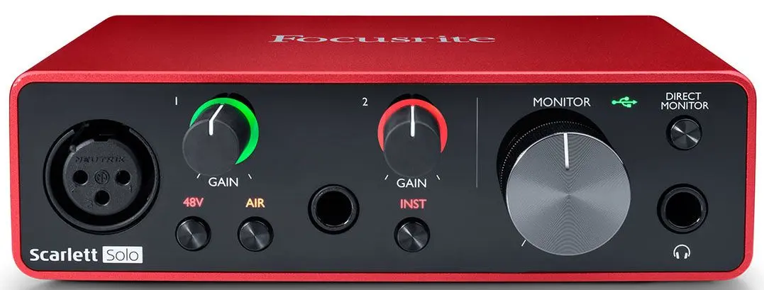 Set inregistrare audio Focusrite Scarlett Solo Studio (Red/Black)