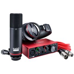Set inregistrare audio Focusrite Scarlett Solo Studio (Red/Black)