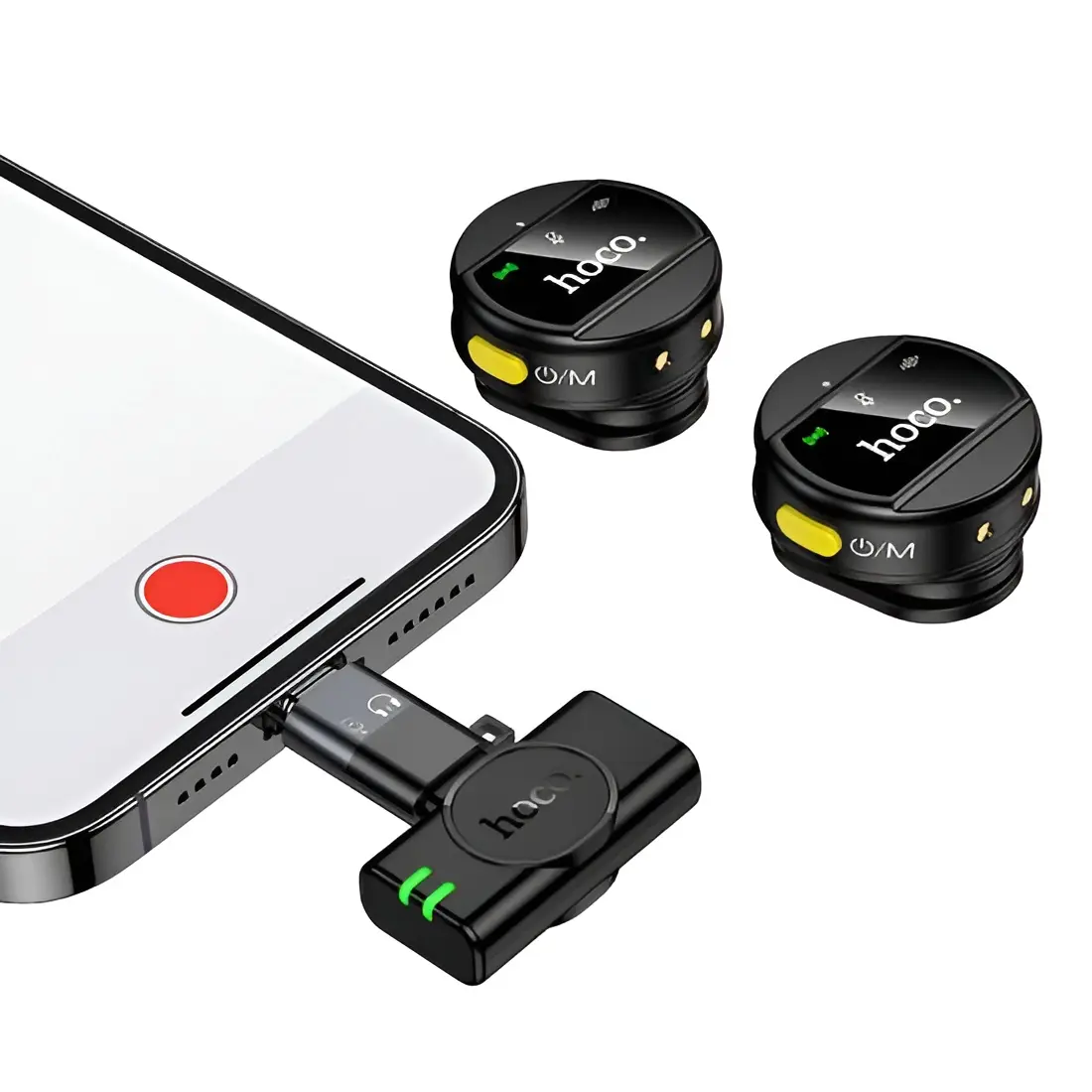 Микрофон Hoco L22 Bright 2-in-1 (Black)