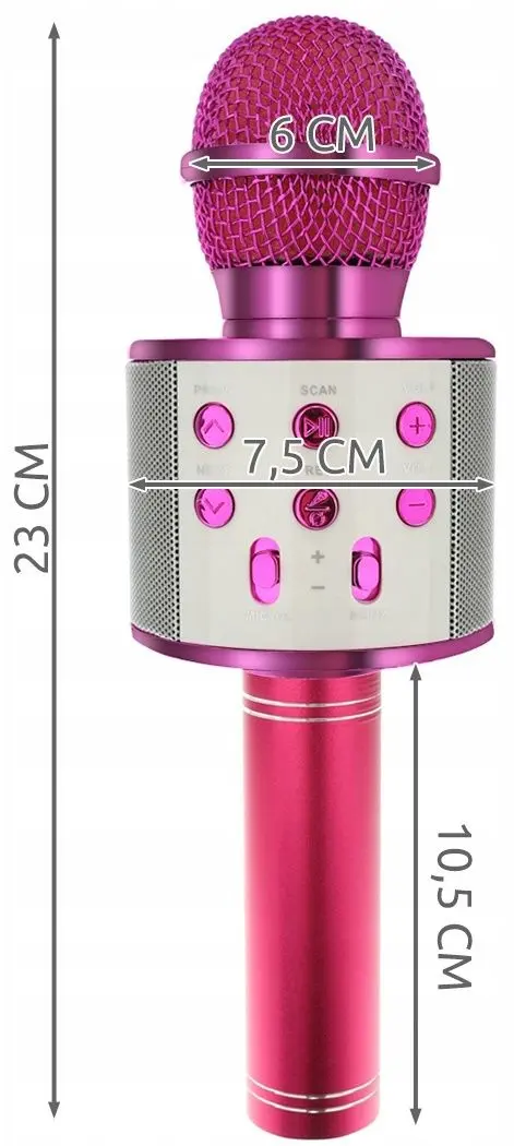 Microfon Izoxis 22191 (Pink)