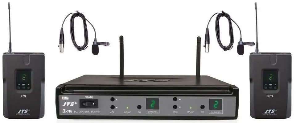 Sistem radio JTS E-7Du + E-7TBD + CM-501 (Black)