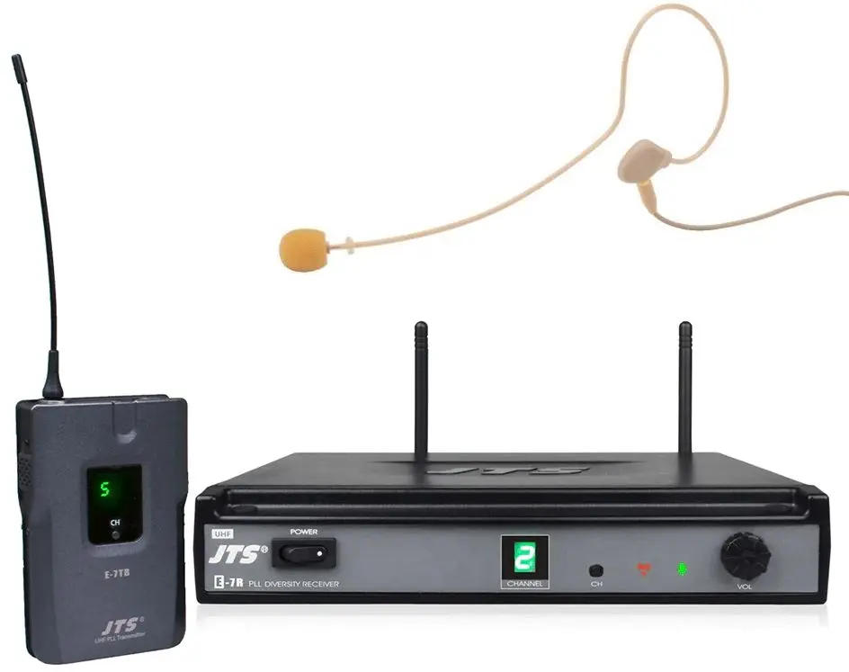 Sistem radio JTS E-7R + E-7TB + CM-801 (Black)