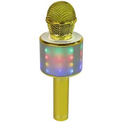 Microfon karaoke LeanToys WS-858 (Golden) Thumb
