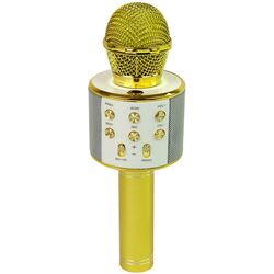 Microfon karaoke LeanToys WS-858 (Golden)