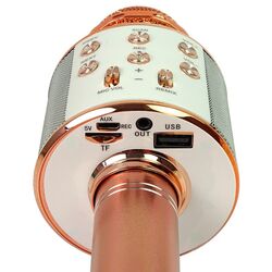 Microfon karaoke LeanToys WS-858 (Rose Gold) Thumb