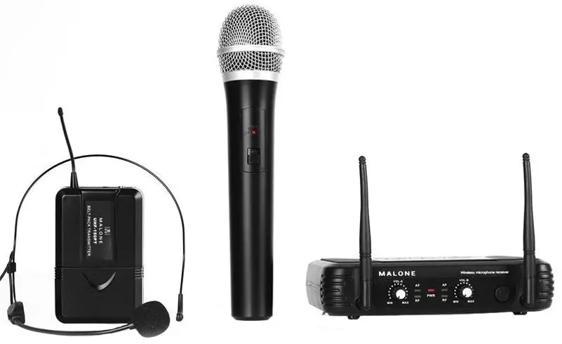 Sistem radio Malone UHF-250 Duo (Black)