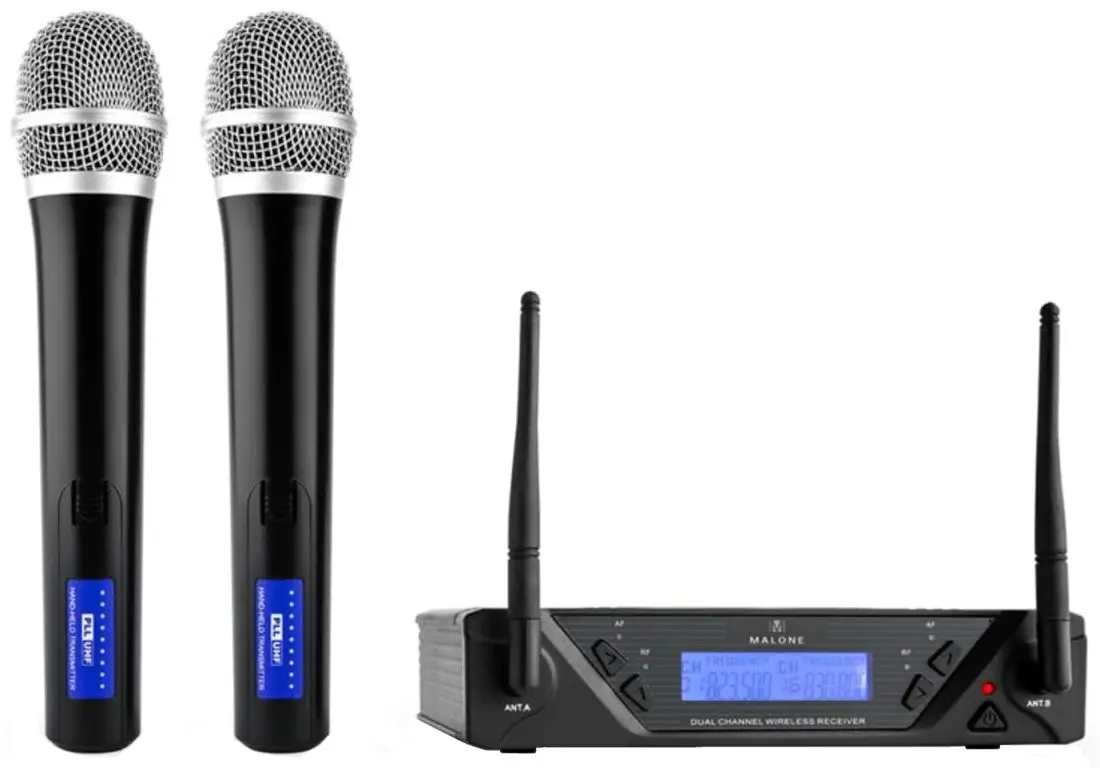 Sistem radio Malone UHF-450 Duo (Black)