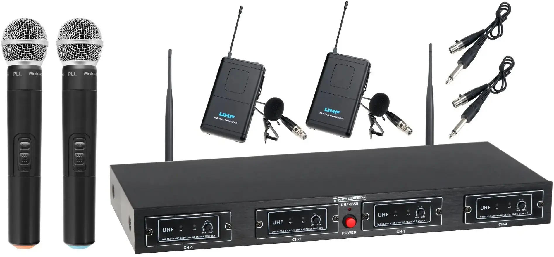 Радиосистема McGrey UHF-2V2I Set (Black)