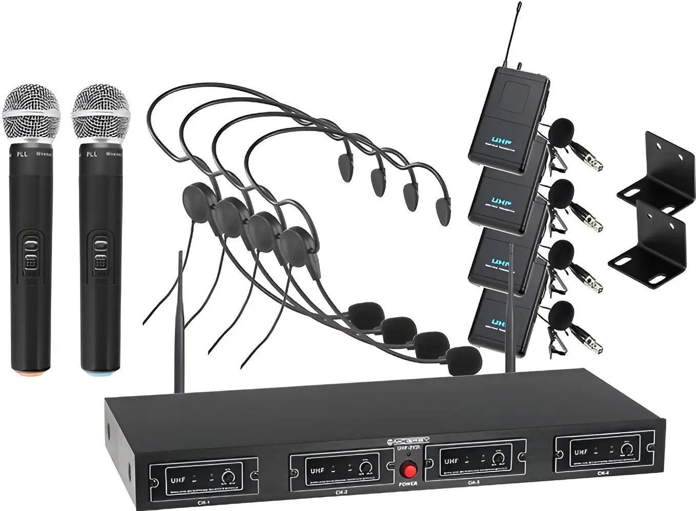 Sistem radio McGrey UHF-2V4H (Black)