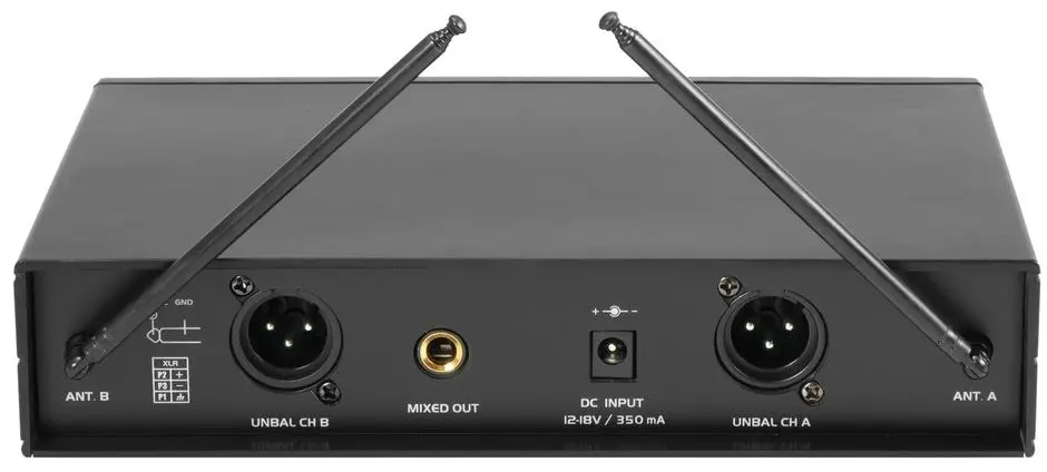 Sistem radio Omnitronic VHF-102-2 214.35-201.6MHz (Black)