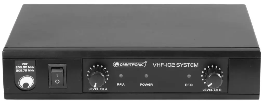 Sistem radio Omnitronic VHF-102 212.35-200.10MHz (Black)