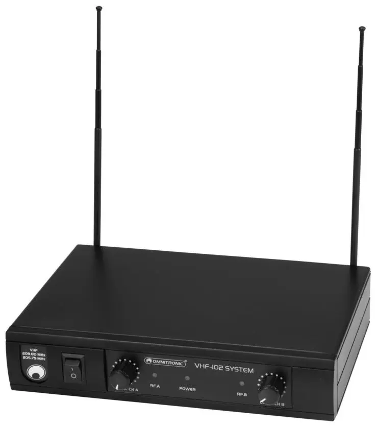 Sistem radio Omnitronic VHF-102 (Black)