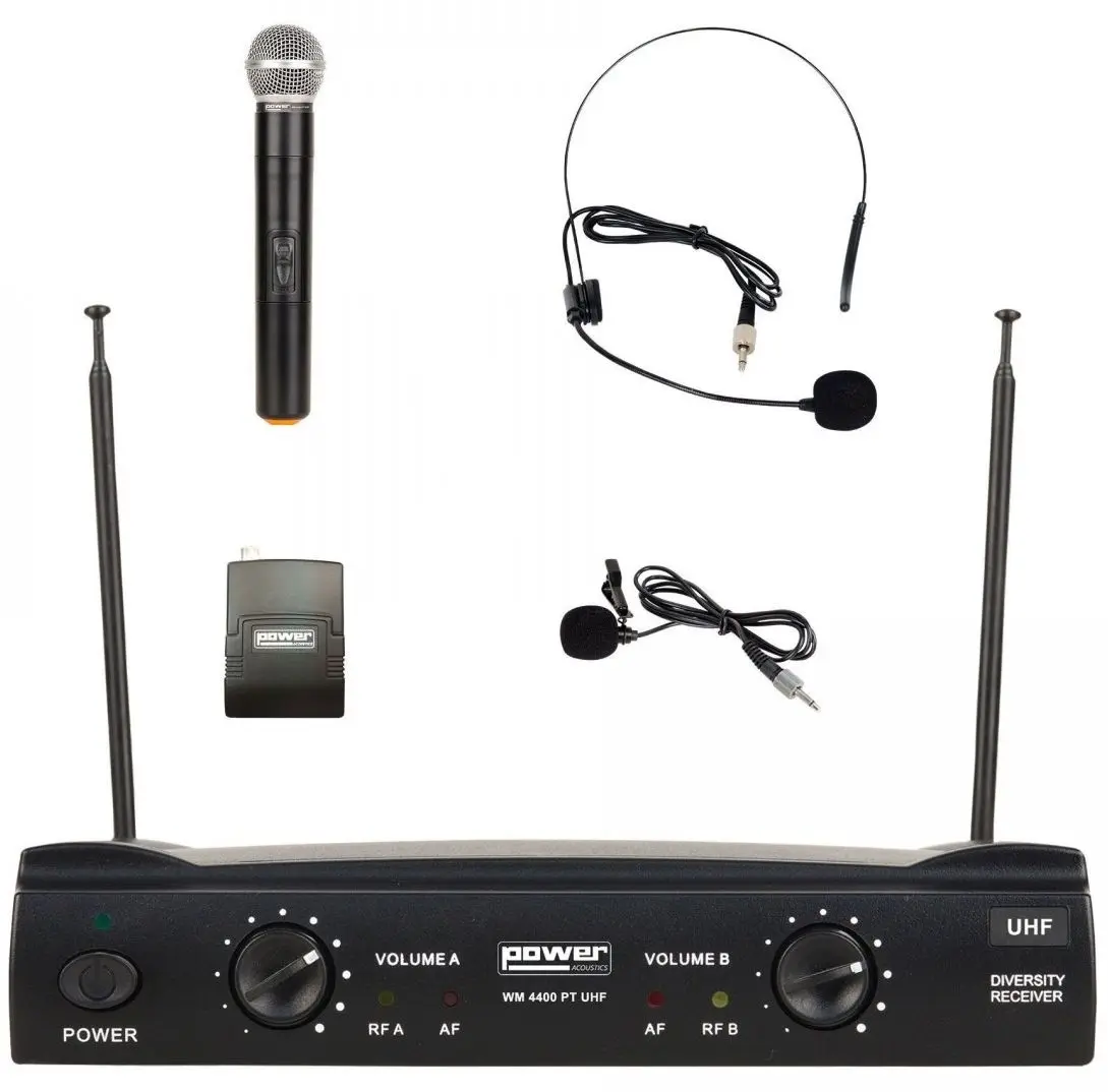 Радиосистема Power Acoustics WM-4400PT-GR1 (Black)