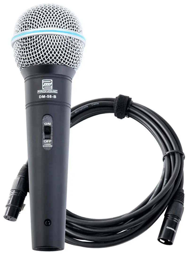 Microfon cu cablu Pronomic DM-58-B (Black)