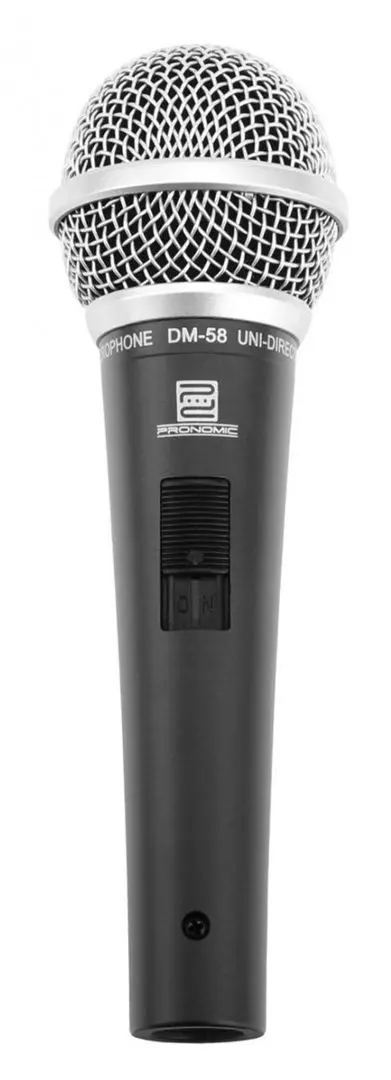 Set microfon cu stativ Pronomic DM-58 (Black)
