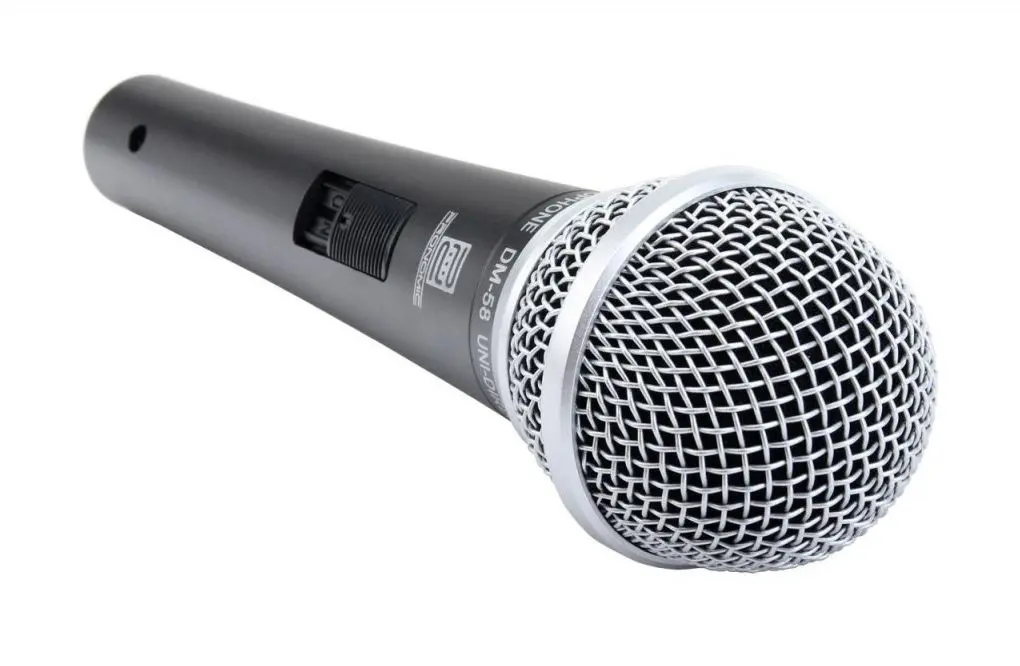 Set microfon cu stativ Pronomic DM-58 (Black)