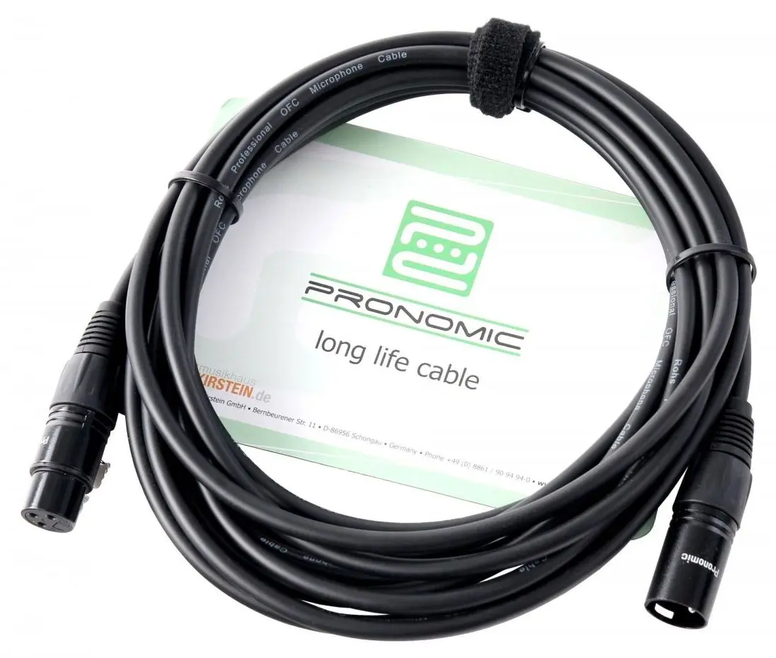 Set microfon cu stativ Pronomic DM-58 (Black)