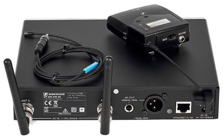 Sistem radio Sennheiser EW 500 G4 MKE2 BW Band (Black/Silver)