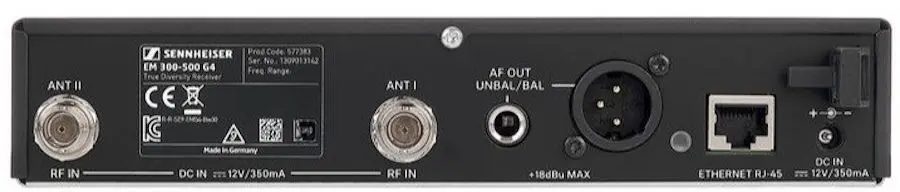 Sistem radio Sennheiser EW 500 G4 MKE2 BW Band (Black/Silver)