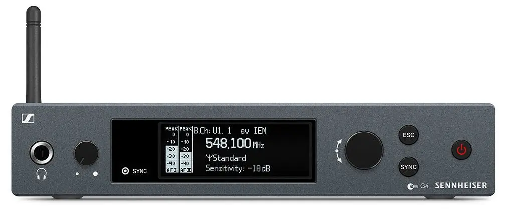 Sistem radio Sennheiser EW IEM G4-A (Black/Grey)