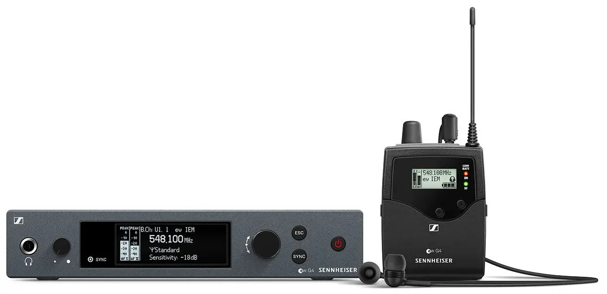 Sistem radio Sennheiser EW IEM G4-A (Black/Grey)