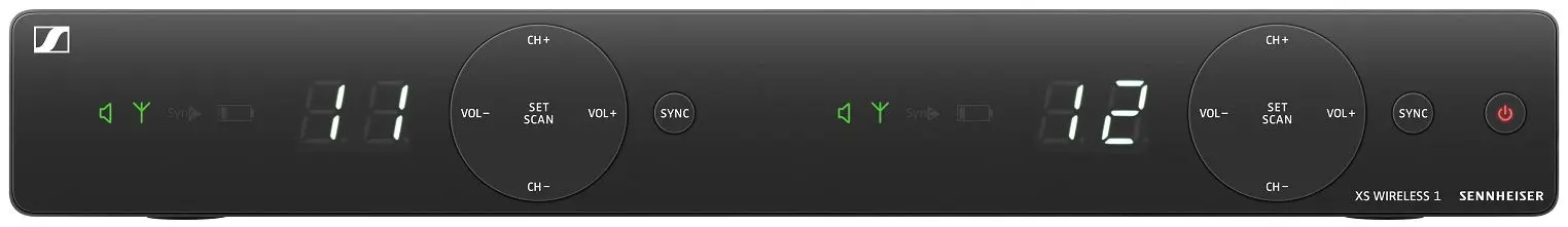 Sistem radio Sennheiser XSW 1-825 Dual-C (Black/Grey)