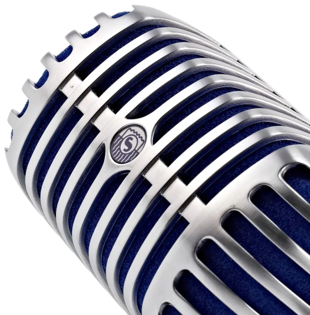 Microfon Shure Super 55 Deluxe (Silver/Blue)