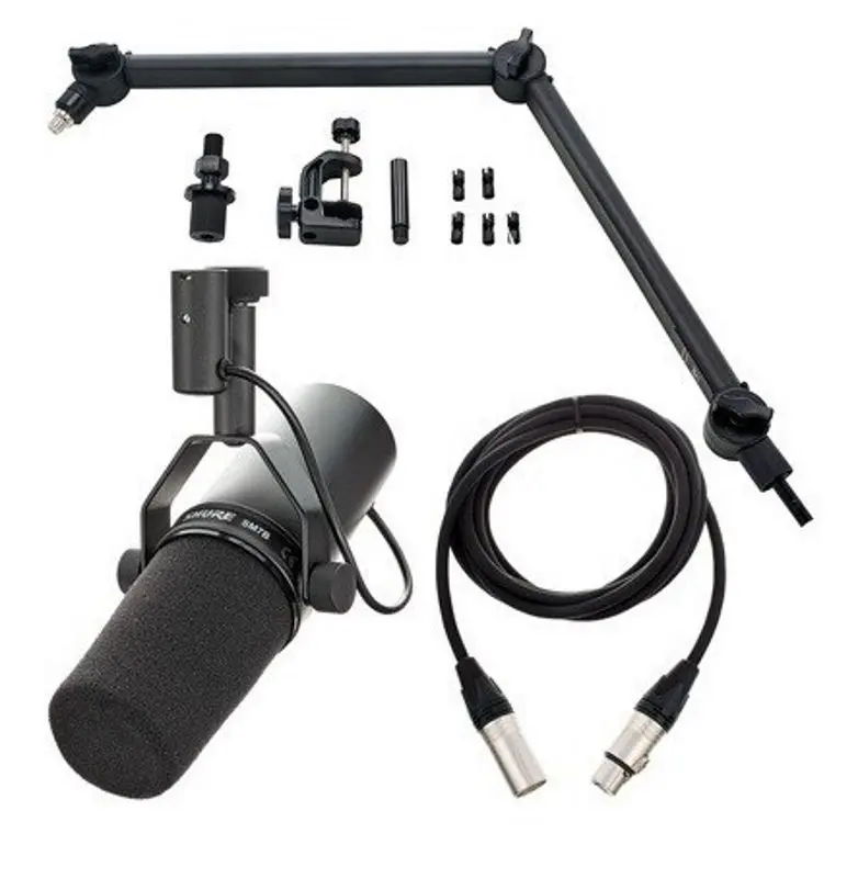 Set podcast Shure SM7B (Black)