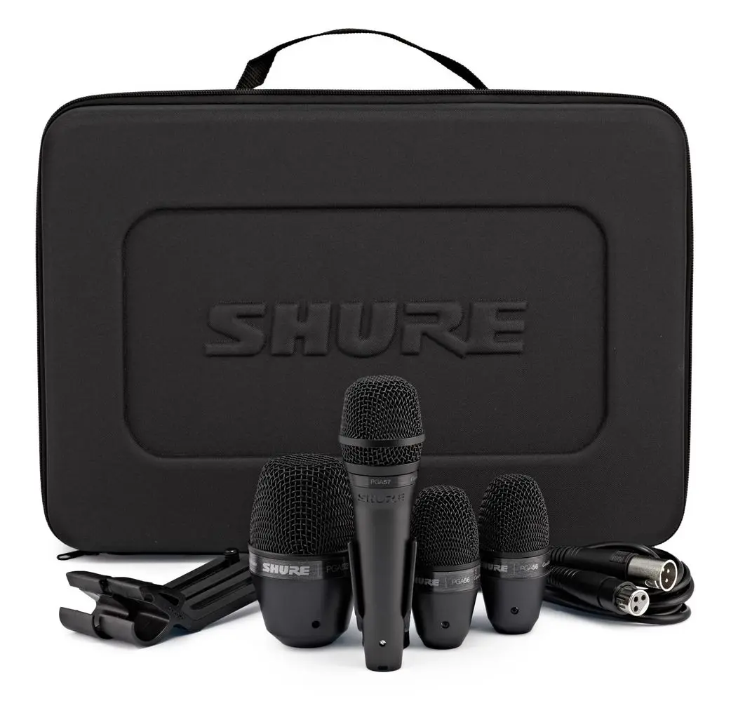 Set microfoane Shure PGA Drumkit 4 (Black)