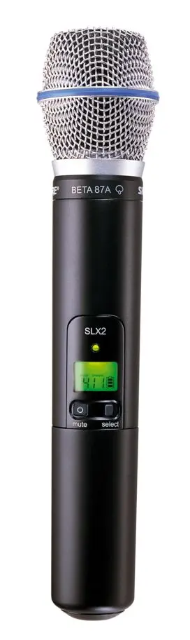Microfon wireless Shure SLX 2/Beta 87A/Q24 (Black)