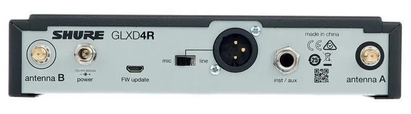 Sistem radio Shure GLXD-RE14/MX53 (Black)
