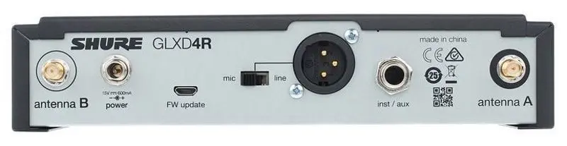 Sistem radio Shure GLXD-RE24/Beta87A (Black)