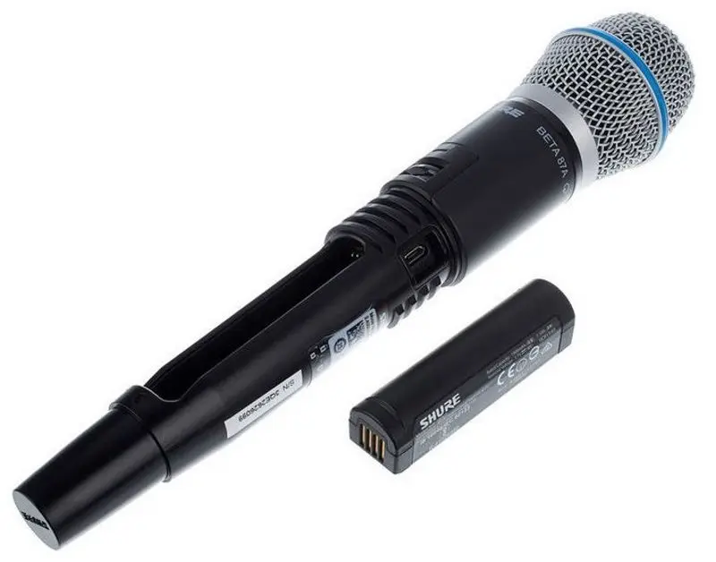Sistem radio Shure GLXD-RE24/Beta87A (Black)