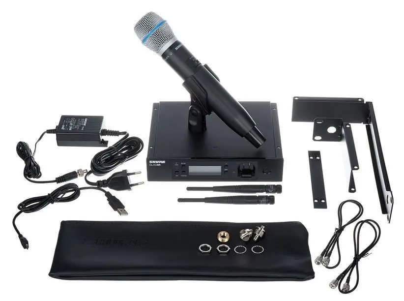 Sistem radio Shure GLXD-RE24/Beta87A (Black)