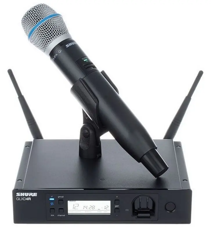 Sistem radio Shure GLXD-RE24/Beta87A (Black)