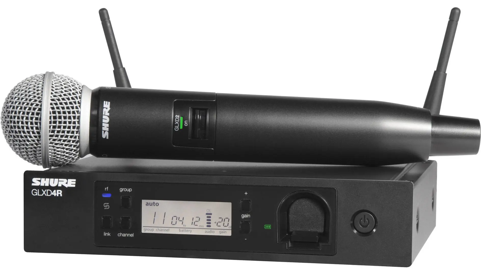 Sistem radio Shure GLXD24R/Beta58 (Black)