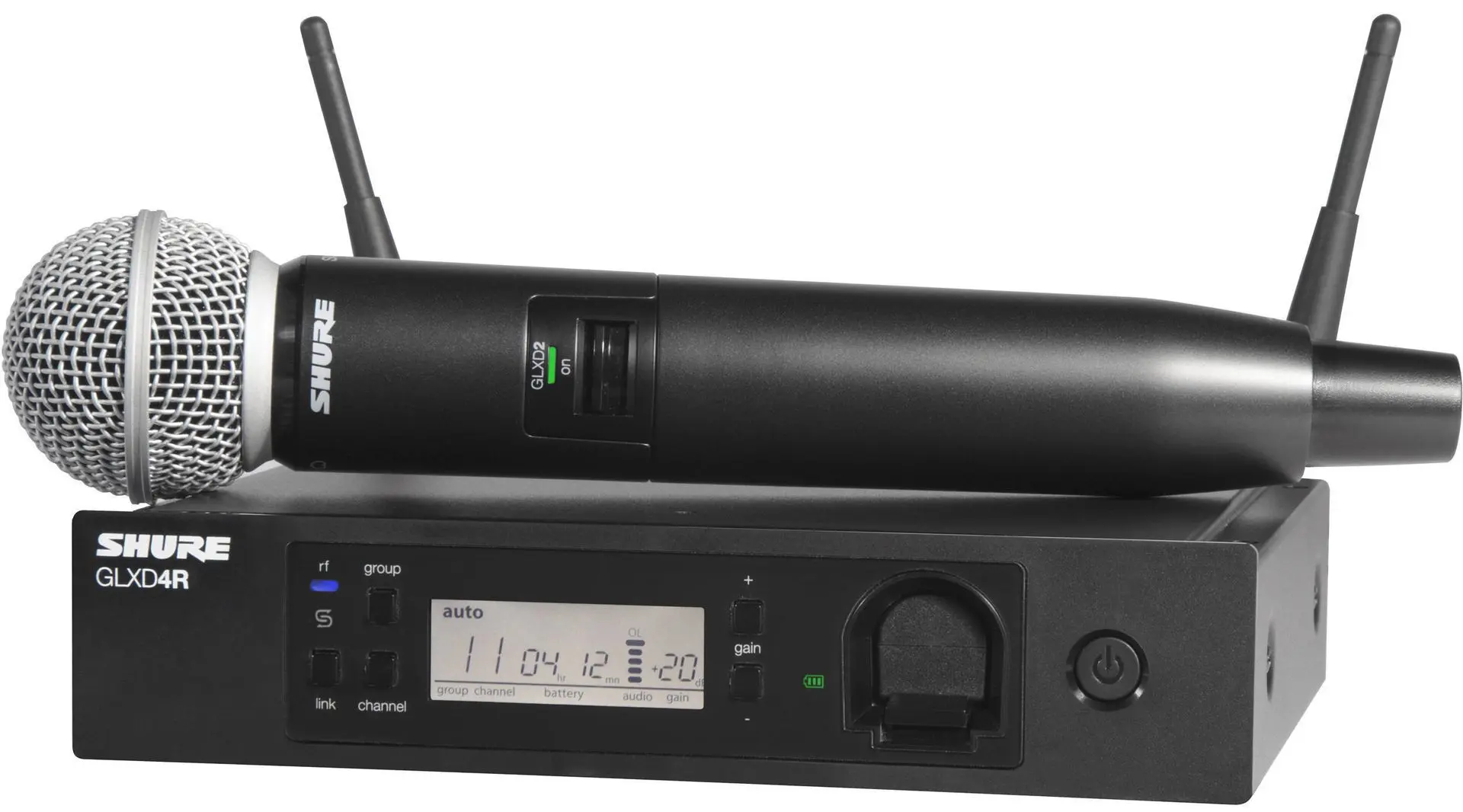 Sistem radio Shure GLXD24R/SM58 (Black)