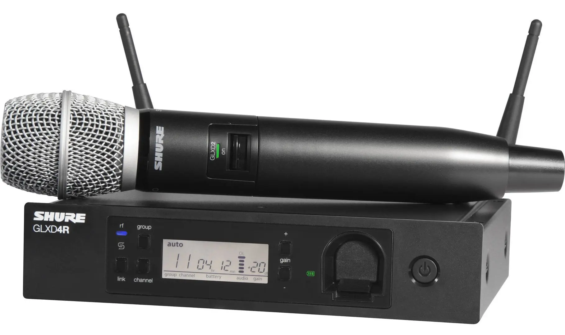 Sistem radio Shure GLXD24R/SM86 (Black)
