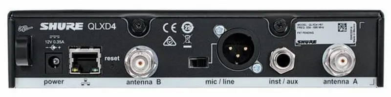 Sistem radio Shure QLXD24/KSM8B K51 (Black)