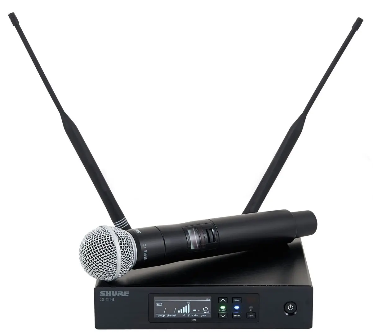 Sistem radio Shure QLXD24/SM58 K51 (Black)