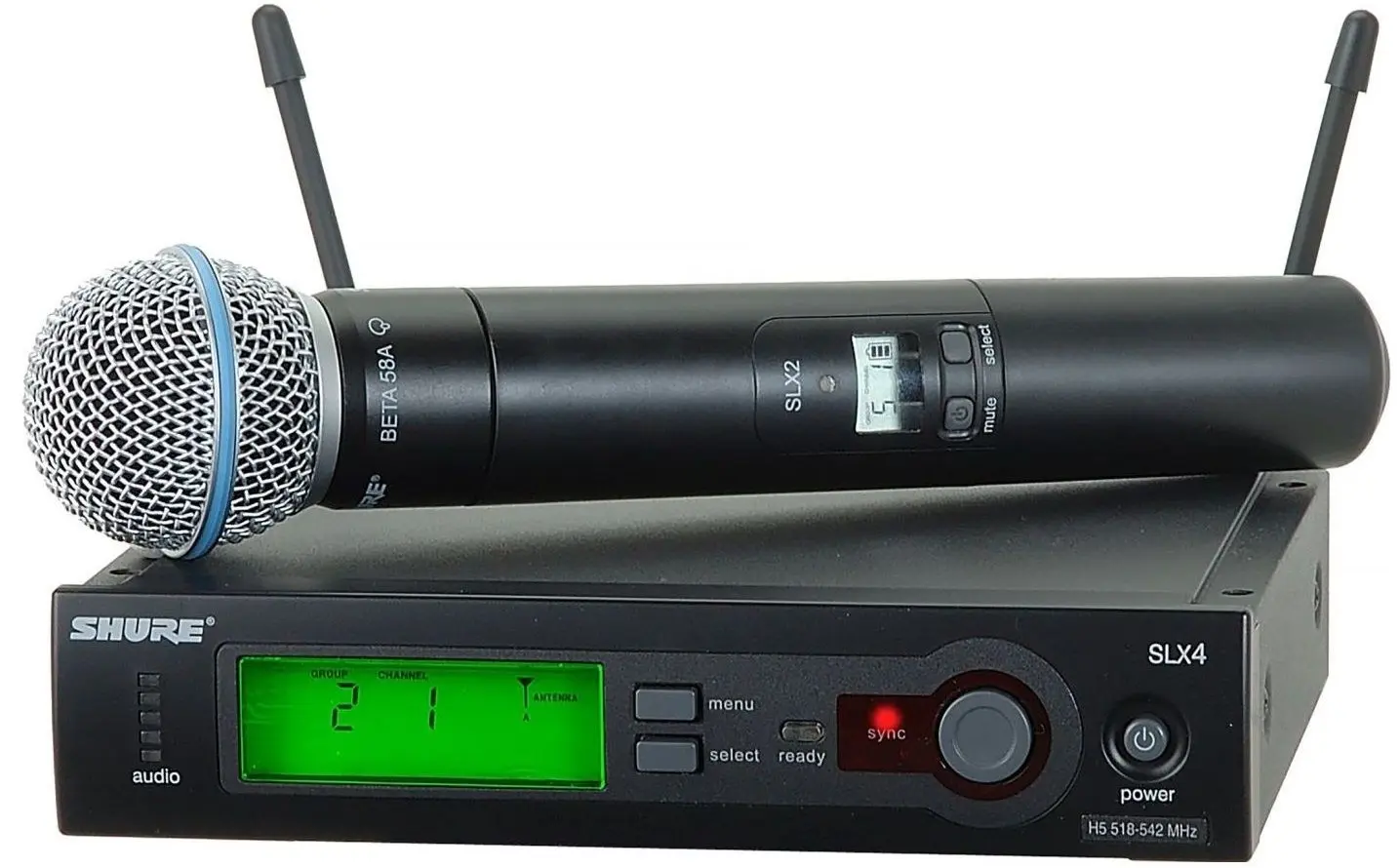 Sistem radio Shure SLX24E/Beta58A G5E(Black)