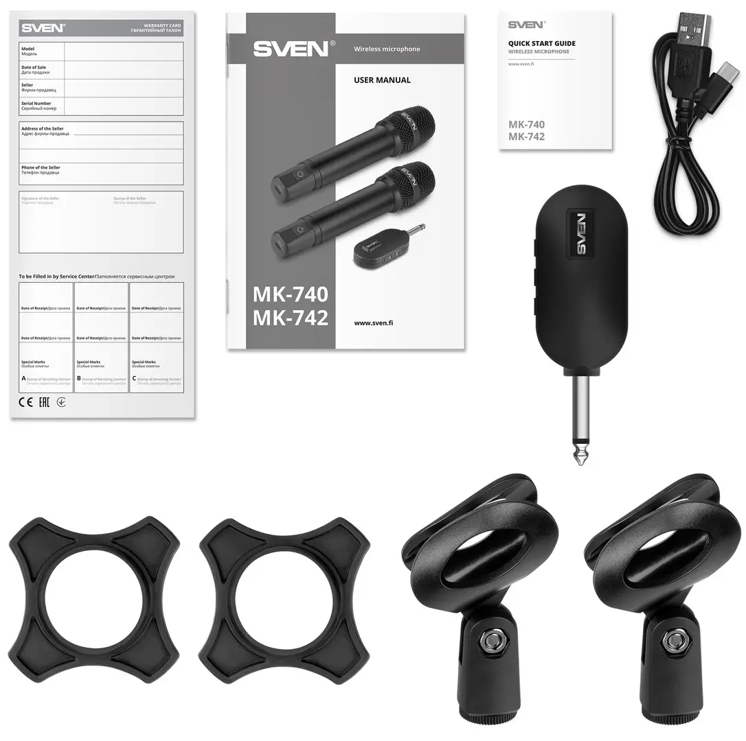 Набор микрофонов Sven MK-742 (Black)