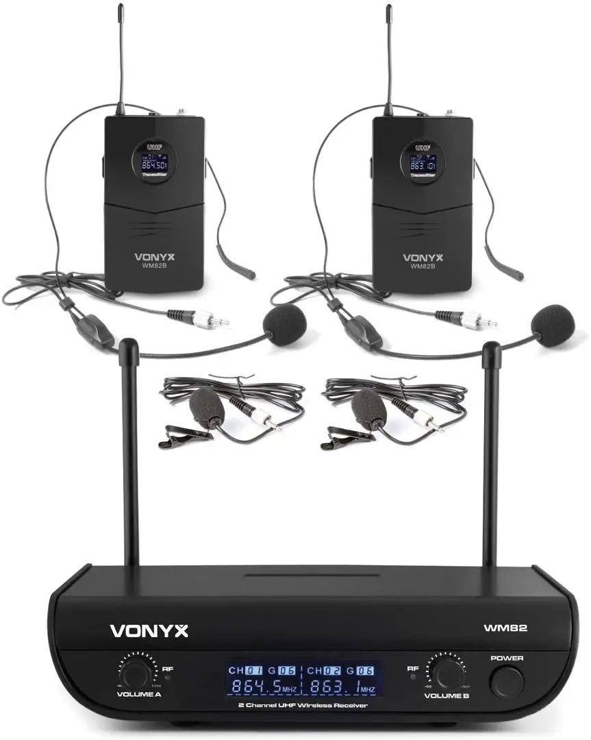 Sistem radio Vonyx WM82B (Black)